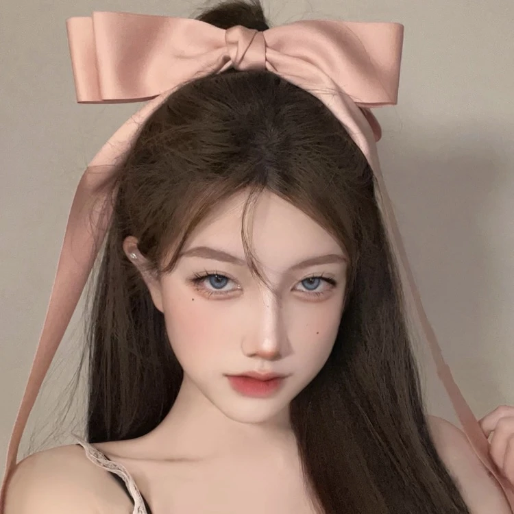 Jennie同款超长款蝴蝶结发饰发夹头饰飘带发夹发卡
