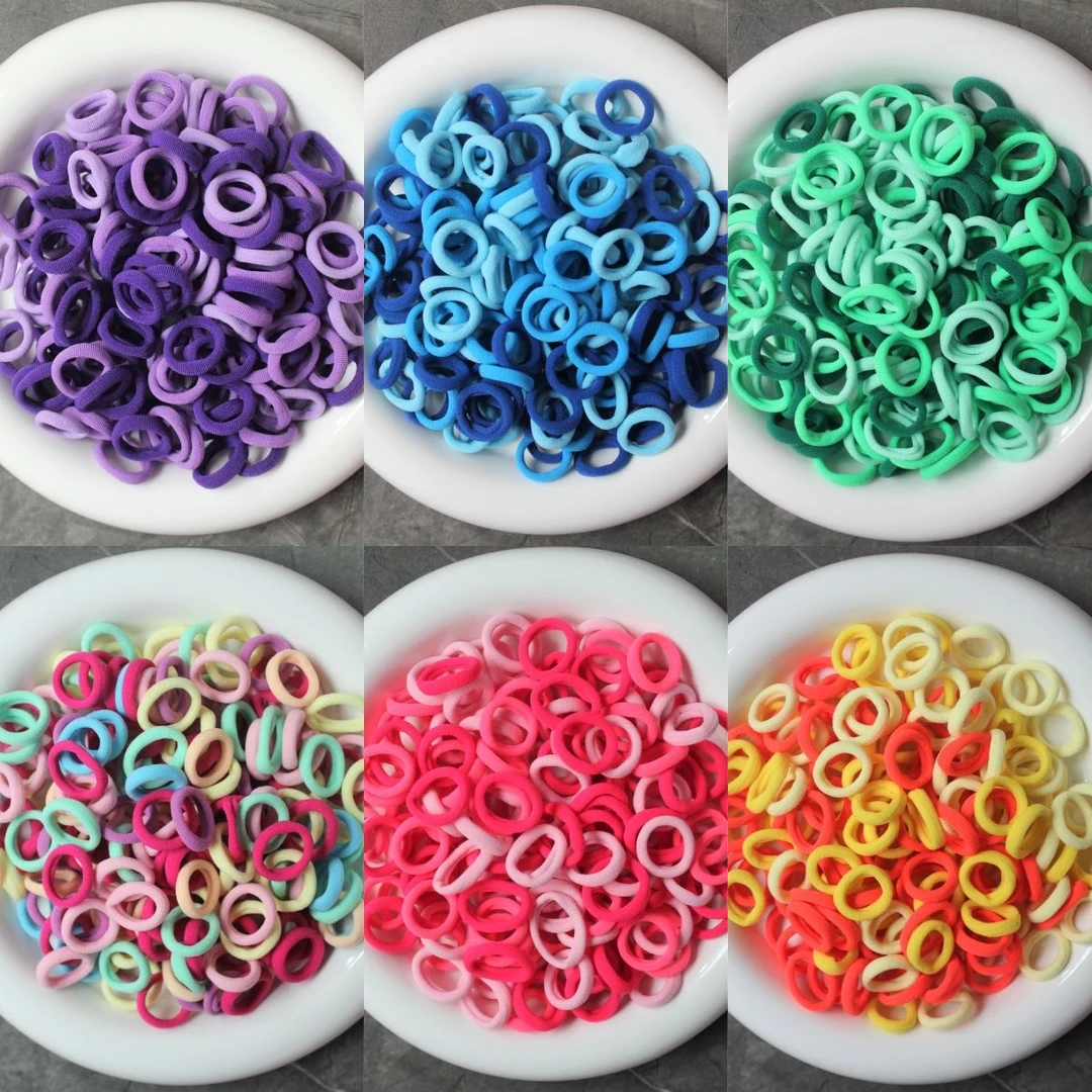 儿童发圈不伤发彩色发绳宝宝可爱女童耐用高弹力韩版小女孩糖果色
