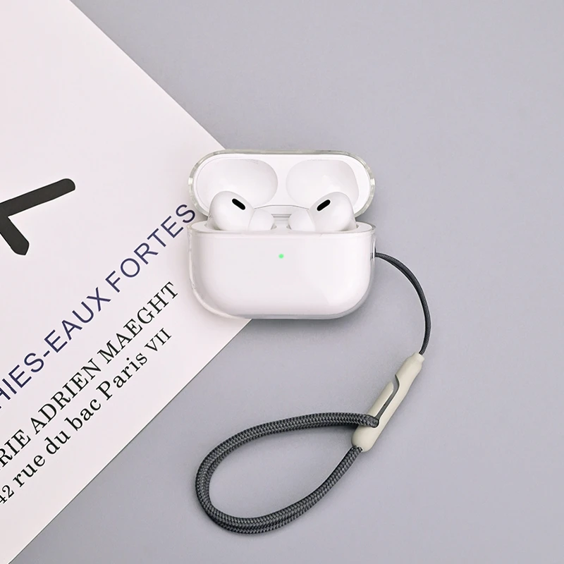 油头鸥适用于苹果AirPods3代耳机套AirPodsPro2代耳机壳A1602透明