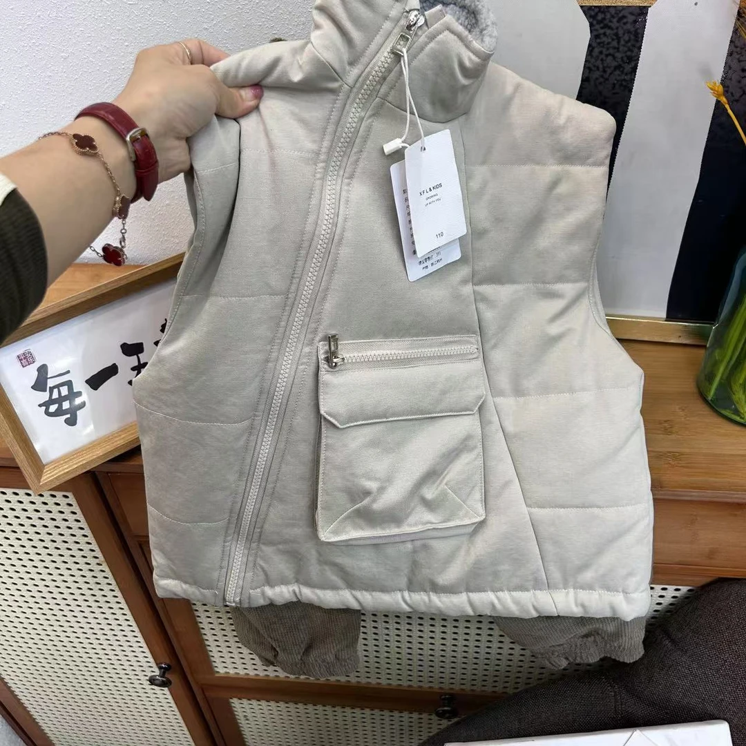 MJ-66901 儿童棉马甲韩版新款百搭 休闲 洋气时尚宽松潮流