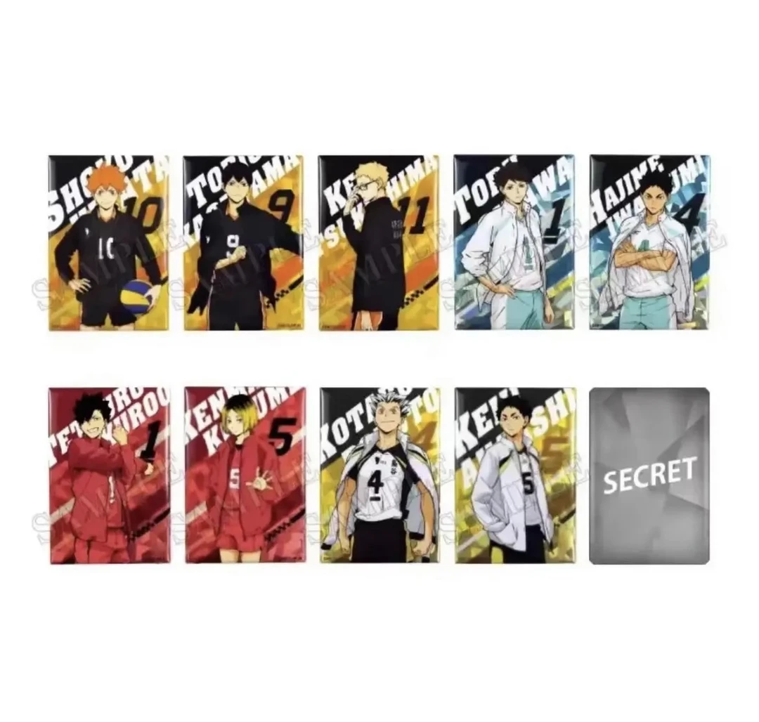 排球少年可立式队服闪闪吧唧全10种盲盒（未成年禁止下单）