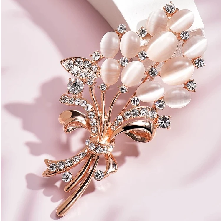 高档精致猫眼花束袖扣