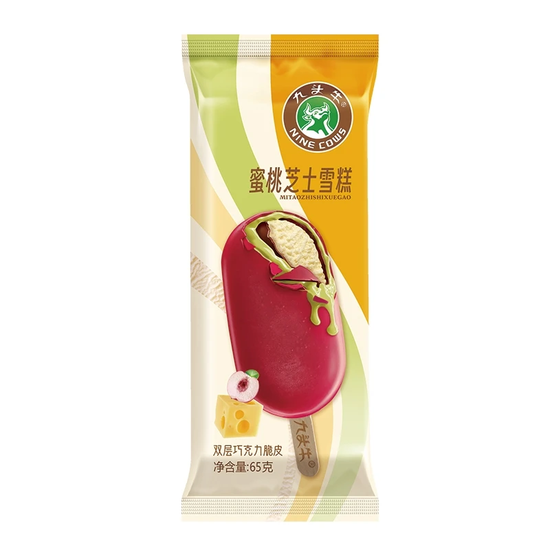 九头牛蜜桃芝士雪糕65g