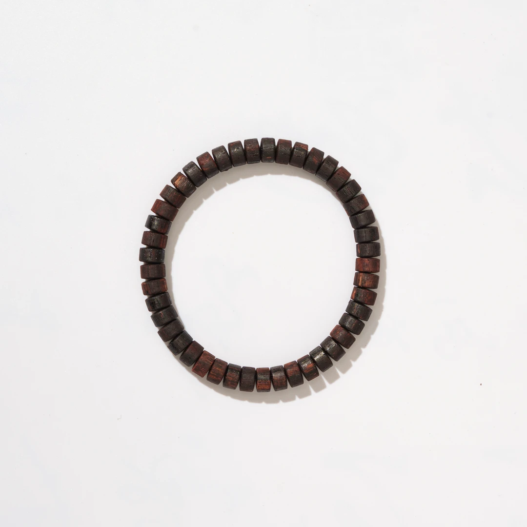 老君山天然【降真香4X7mm药片珠单圈】百搭款手串