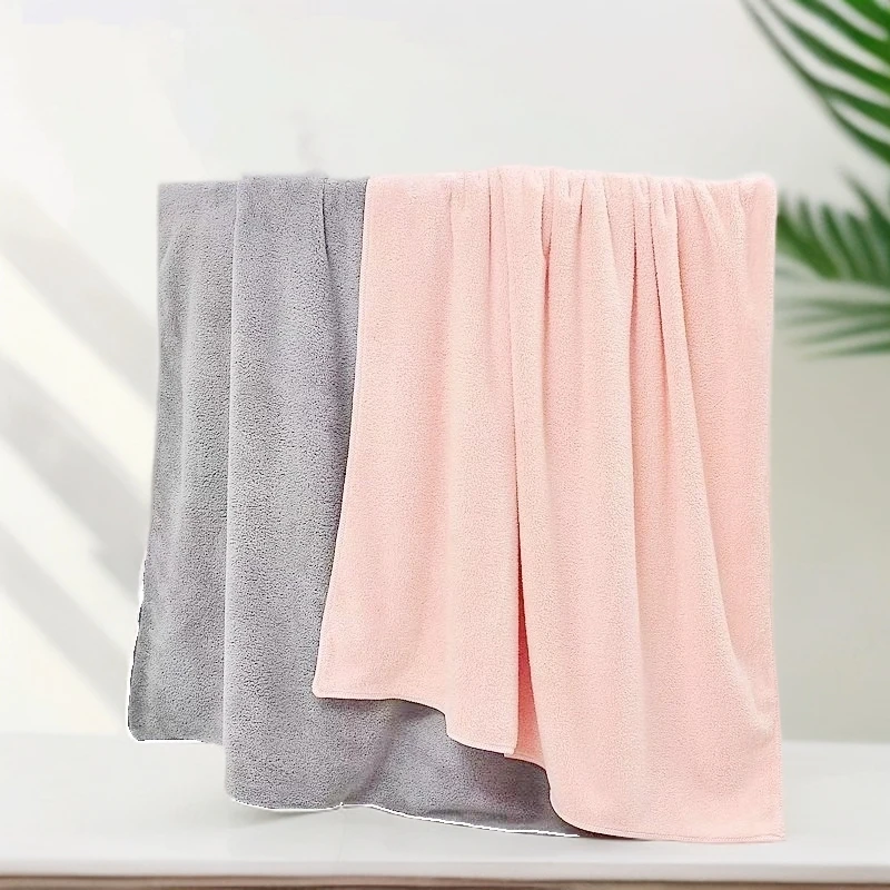【毛巾+浴巾】套装 【可挂式全包边】浴巾毛巾柔软吸水不掉毛