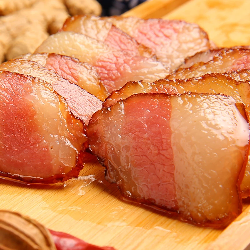 【偏肥腊肉】农家柴火烟熏腊肉腌制腊香咸香湖南特产传统风味工艺