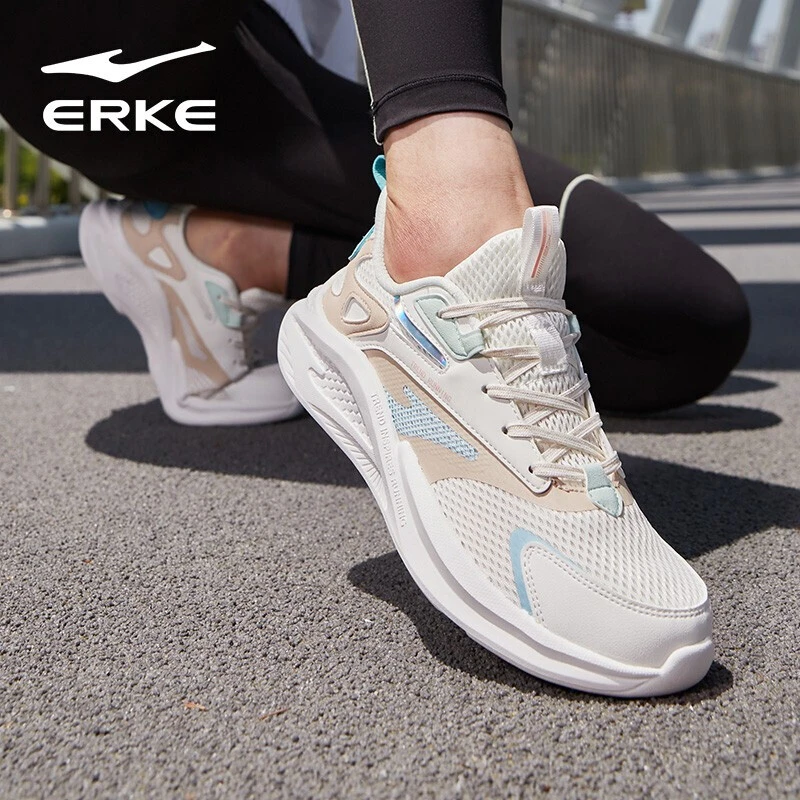 erke/鸿星尔克慢跑鞋女鞋轻便耐磨运动鞋百搭网面跑步鞋训练鞋