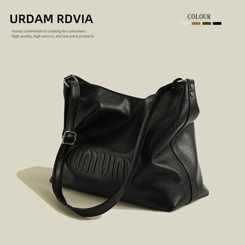 URDAM RDVIA大容量包包女2025夏季新款潮时尚气质通勤单肩斜挎包