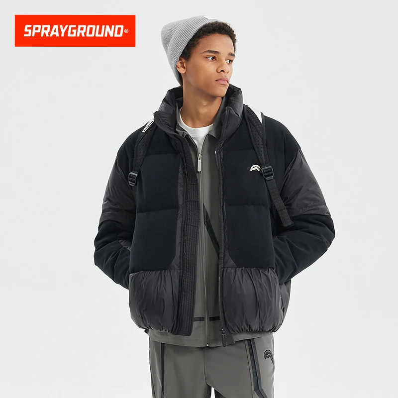SPRAYGROUND 鲨鱼嘴羽绒服运动保暖冬季户外防风潮流HD W0941318