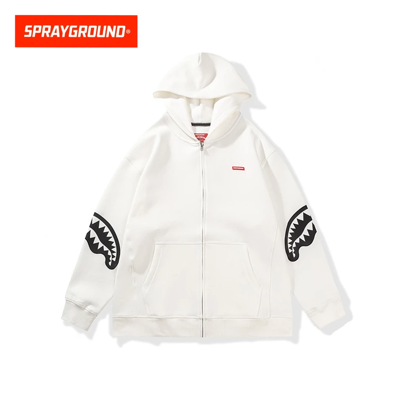 SPRAYGROUND 鲨鱼嘴开衫外套连帽秋季男女宽松美式DR WE033305
