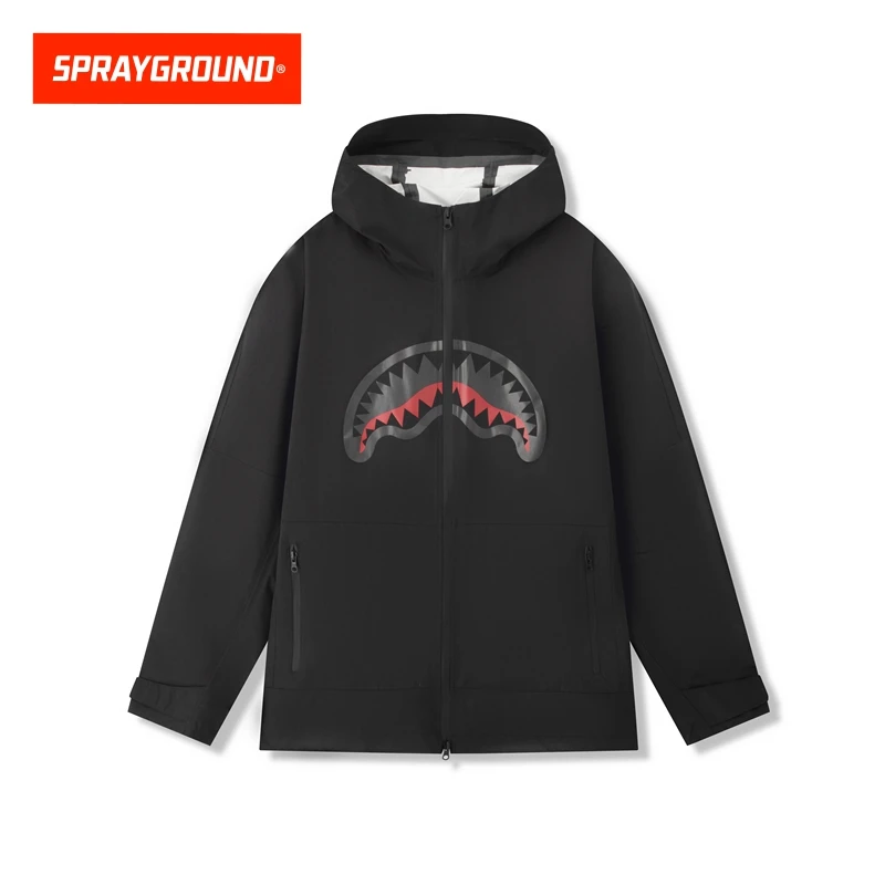 SPRAYGROUND 鲨鱼嘴冲锋衣夹克外套户外防水男女新款HD WD931101