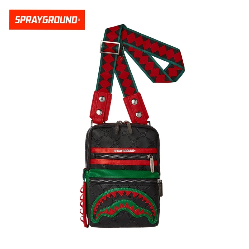 SPRAYGROUND 鲨鱼嘴单肩包户外手提包潮流运动HD W0845402