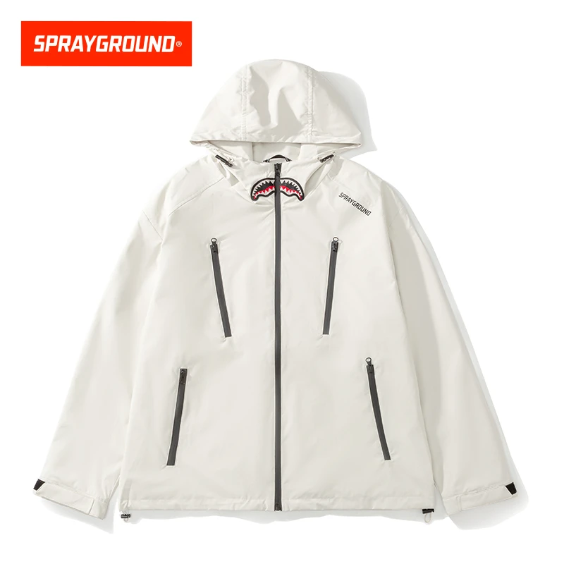 SPRAYGROUND 鲨鱼嘴冲锋夹克户外宽松运动防水秋季DR WE031109