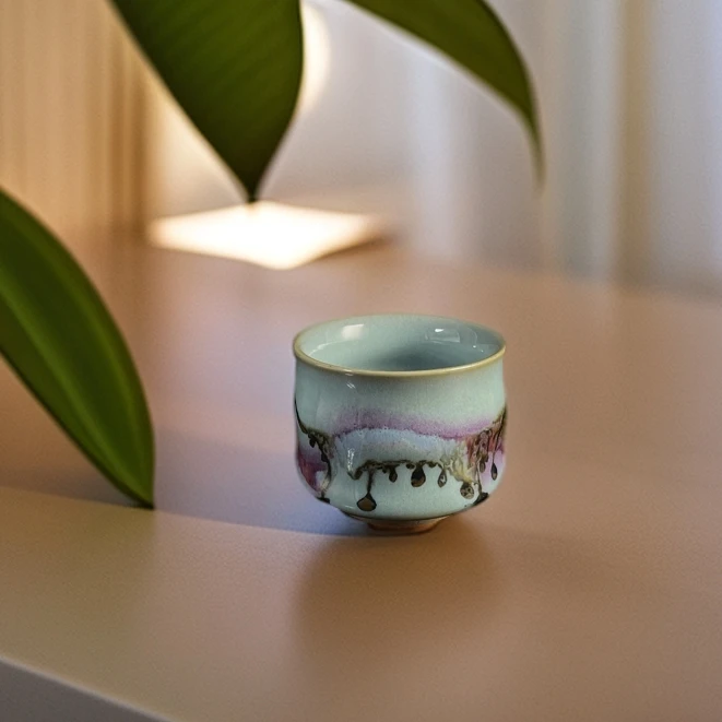 辛国正竹节主人杯 直播间同价 钧瓷