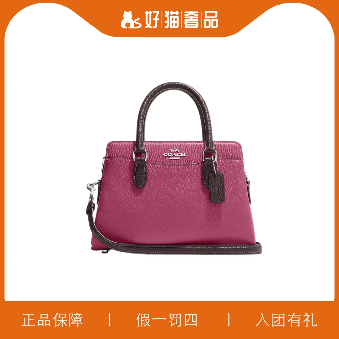 95新 COACH/蔻驰 蔻驰紫色戴妃包/X1935/25X17X10