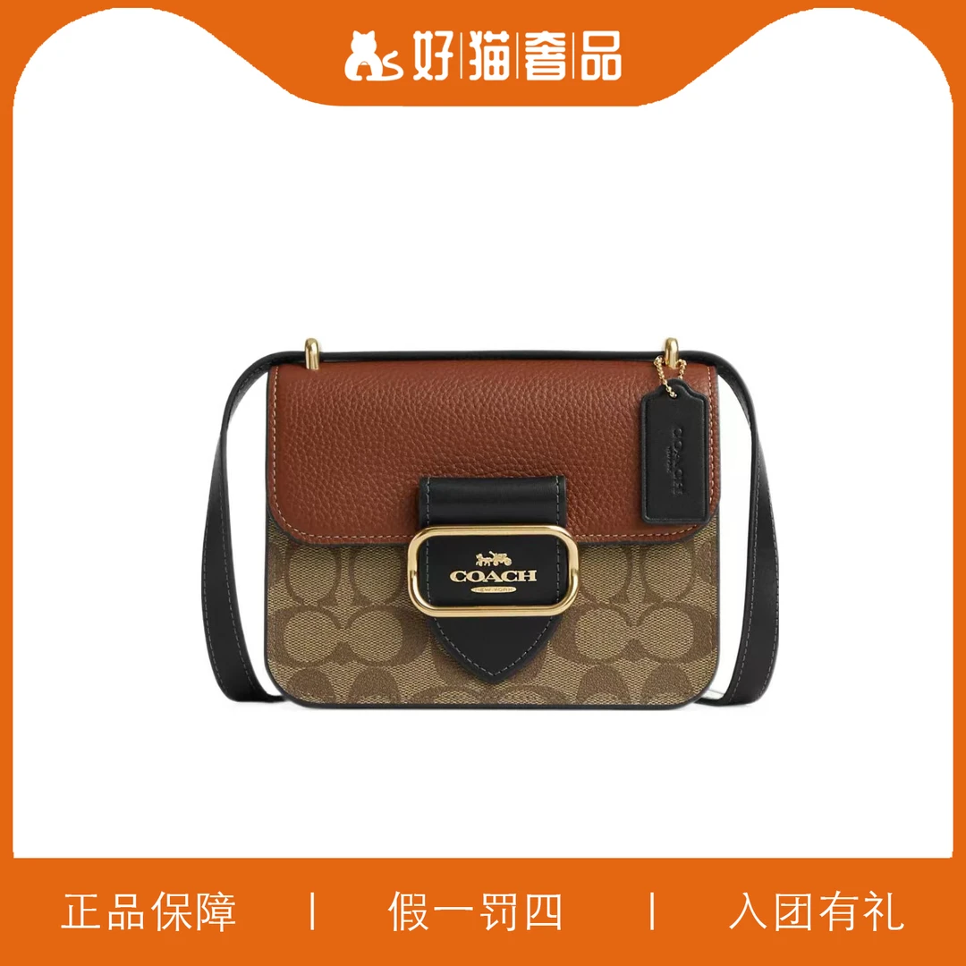 95新 COACH/蔻驰 蔻驰老花摩根包/X1179/18X14X5