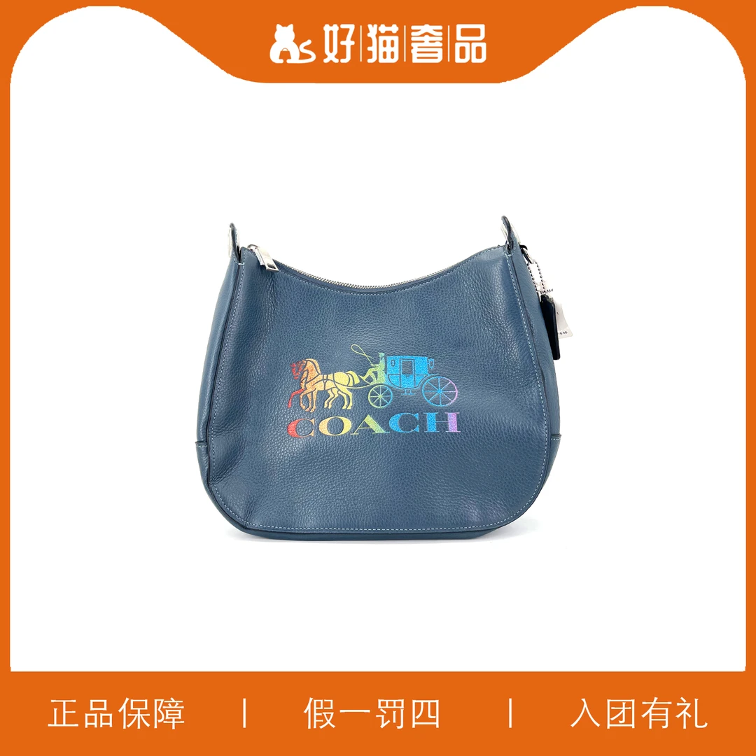 95新 COACH/蔻驰 蔻驰马拉车腋下包/HM4570/27X23X9