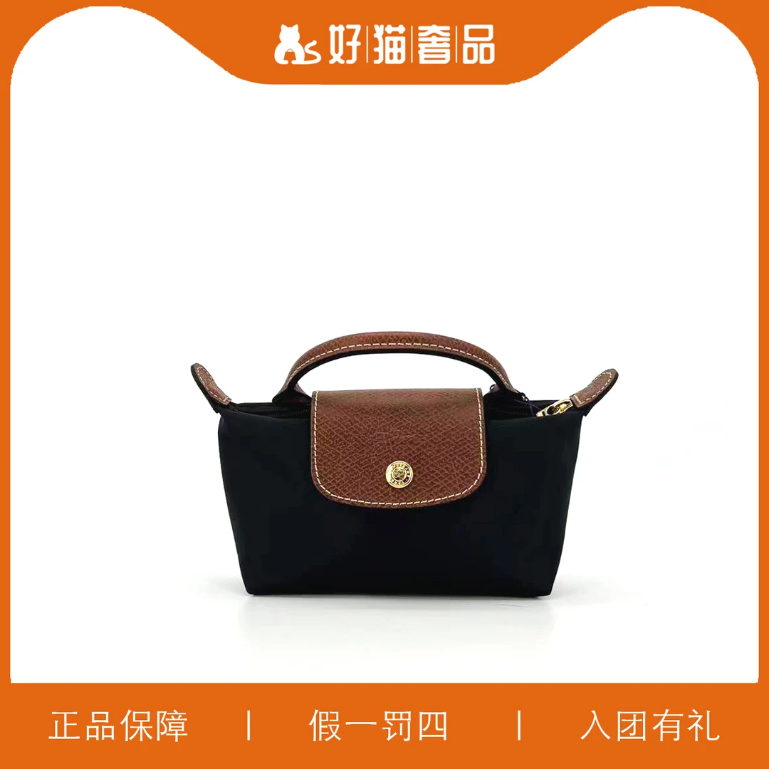 全新未使用 LONGCHAMP/珑骧 龙骧饺子包/HM1042/17X11X6