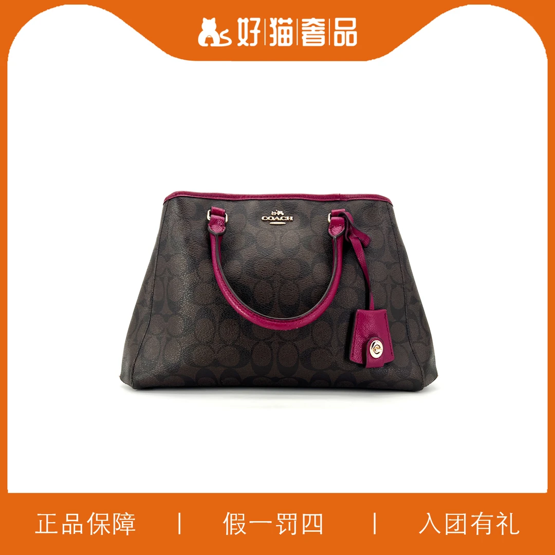 95新 COACH/蔻驰 蔻驰老花戴妃包/B0165/36X22X14