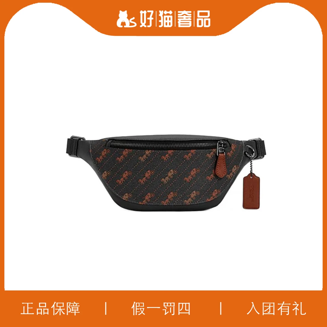 95新 COACH/蔻驰 蔻驰马拉车胸包/C1155/29X12X5