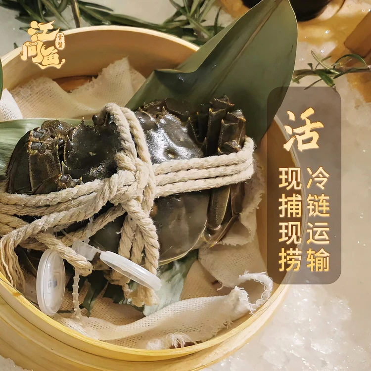 【现捕现发】大闸蟹母3.5两+公4.5两/10只新鲜捕捞快递直达冷链速发