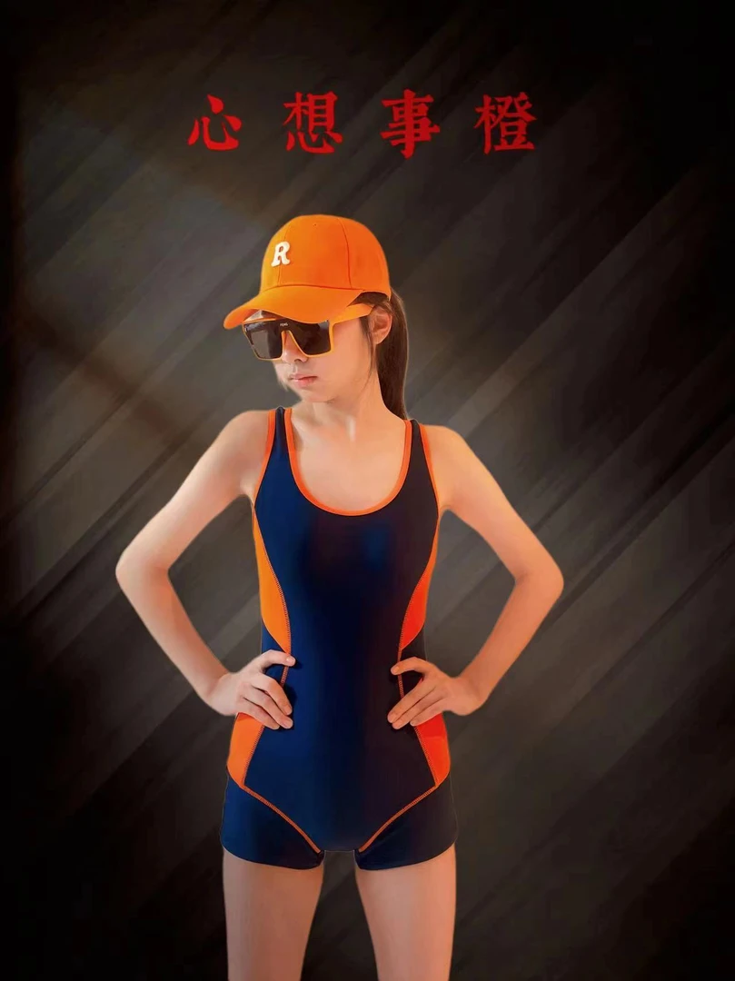 11专业美背平角潜水服女款连体紧身竞速显瘦女士夏季排汗