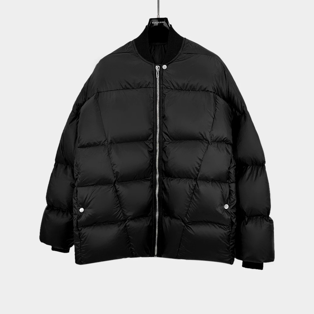 VL 新款绗线设计简约宽松加厚羽绒服保暖外套