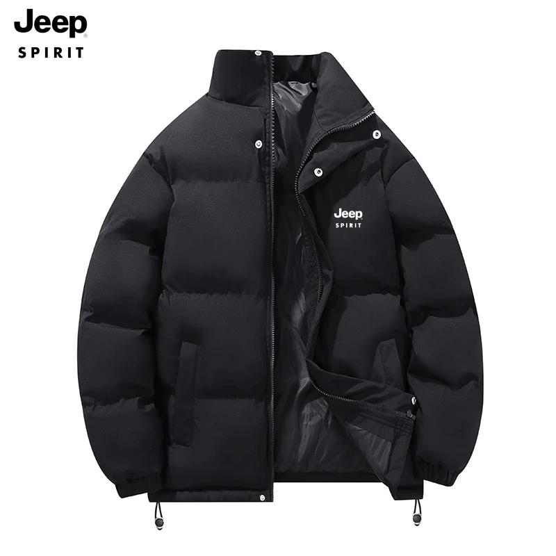 JEEPSPIRIT吉普运动棉衣棉袄立领冬季外套保暖防风潮流棉服面包服