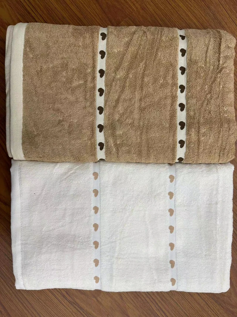 72*160纯棉毛圈爱心加大浴巾【微瑕款】