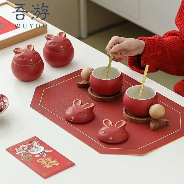 吾游新婚礼物情侣对杯礼盒装结婚送新娘闺蜜咖啡杯实用伴手礼生日