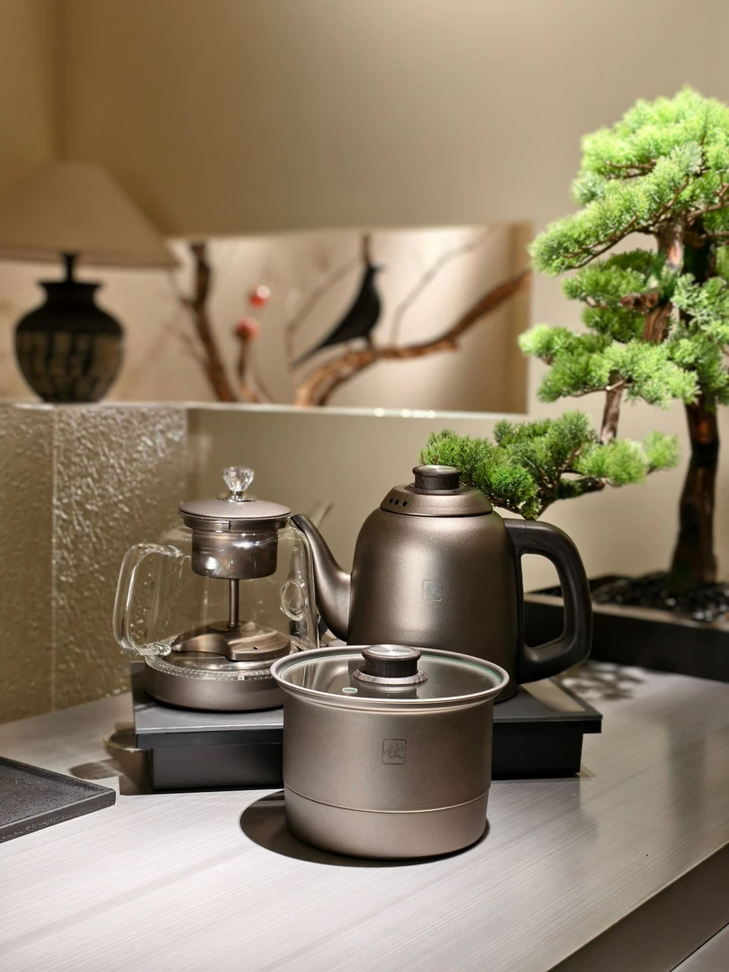 蘅美纯钛全自动上水烧水壶双边底部上水智能恒温一体嵌入式家用