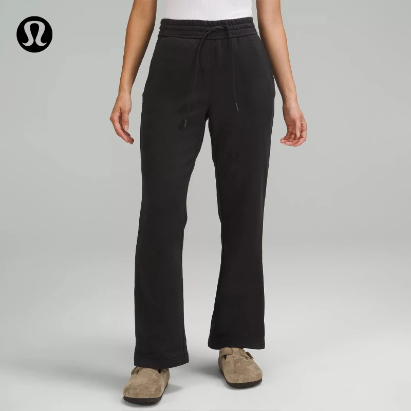 Loungeful 女士休闲直筒长裤丨lululemon丨LW5EO5A