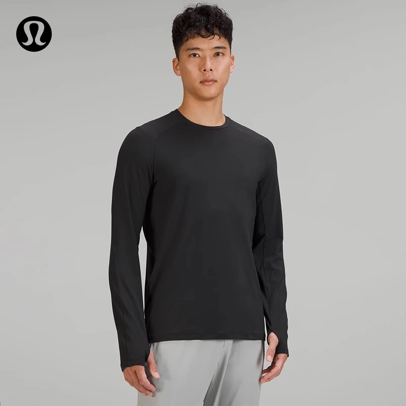 lululemon丨Surge Warm 男士长袖运动衫速干透气 LM3DMGS