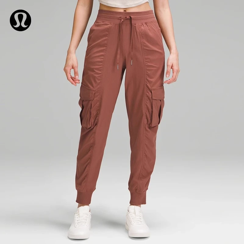 Dance Studio女士宽松款中腰工装运动裤拒水丨lululemon丨LW5GODA