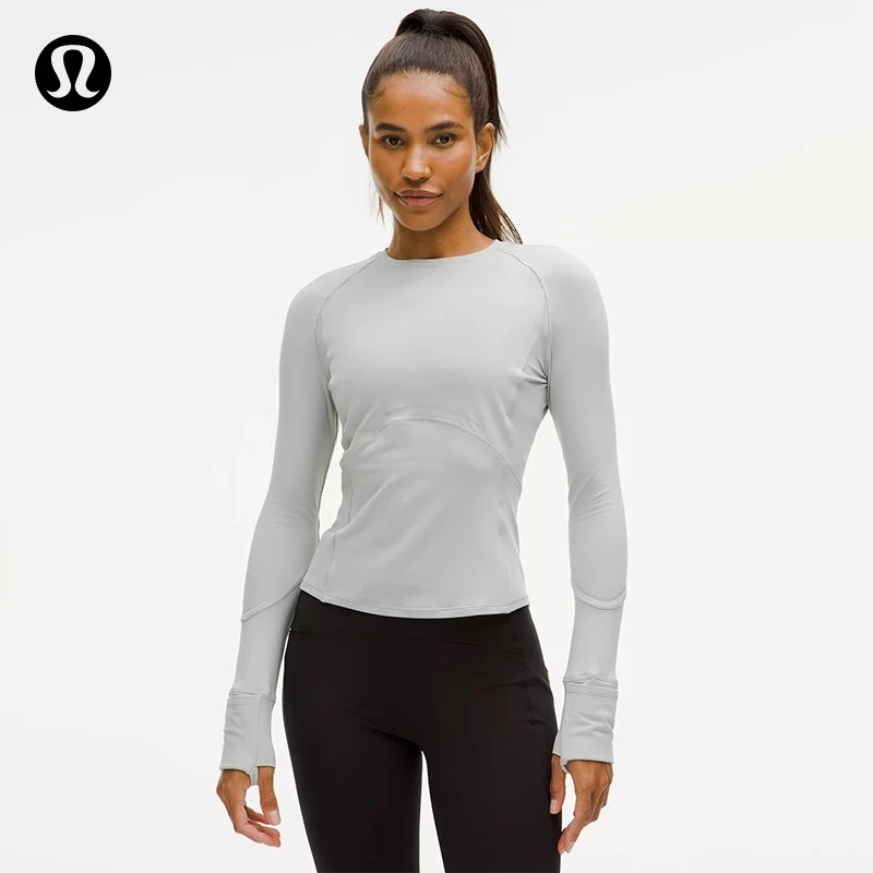 Rulu™ 女士运动长袖 T 恤 *Ref透气芯吸丨lululemon丨LW3GI6S