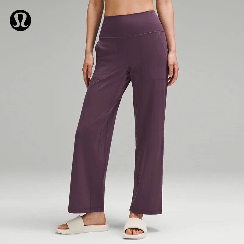 Align™女士运动高腰阔腿裤 28"裸感丨lululemon丨LW5GGPA