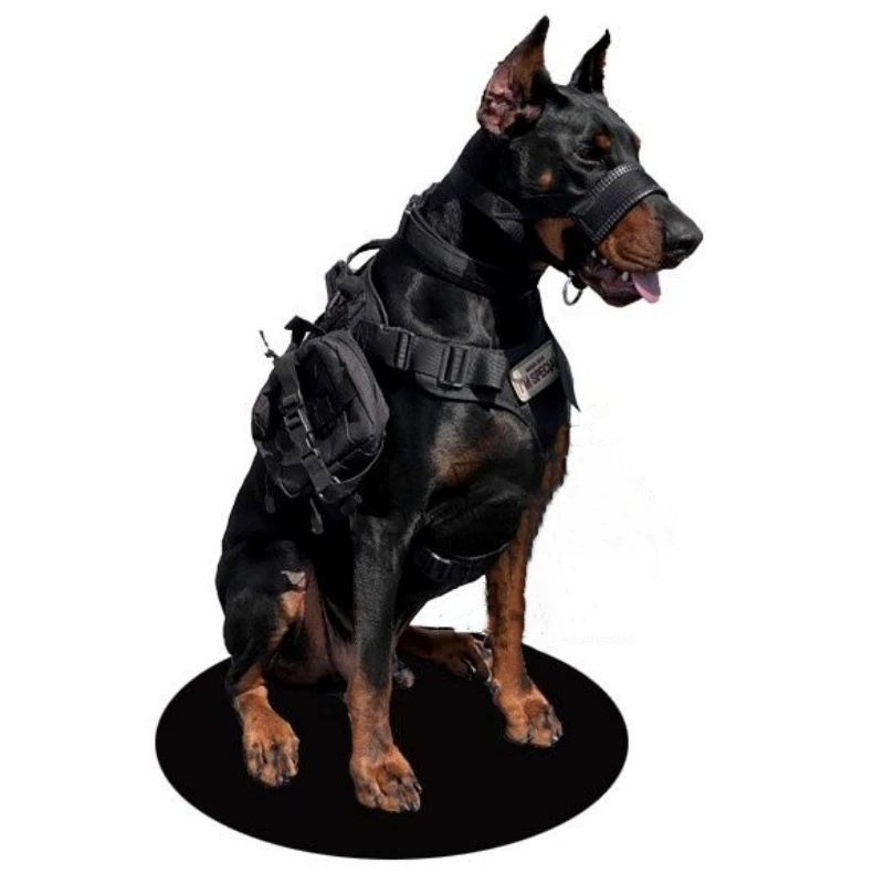 马犬专业训练项圈防爆冲嘴套狗狗战术背心狗衣服大型犬户外胸背带