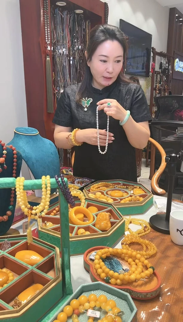 【闪购商品】淡水珍珠项链未镶嵌近圆珍珠项链