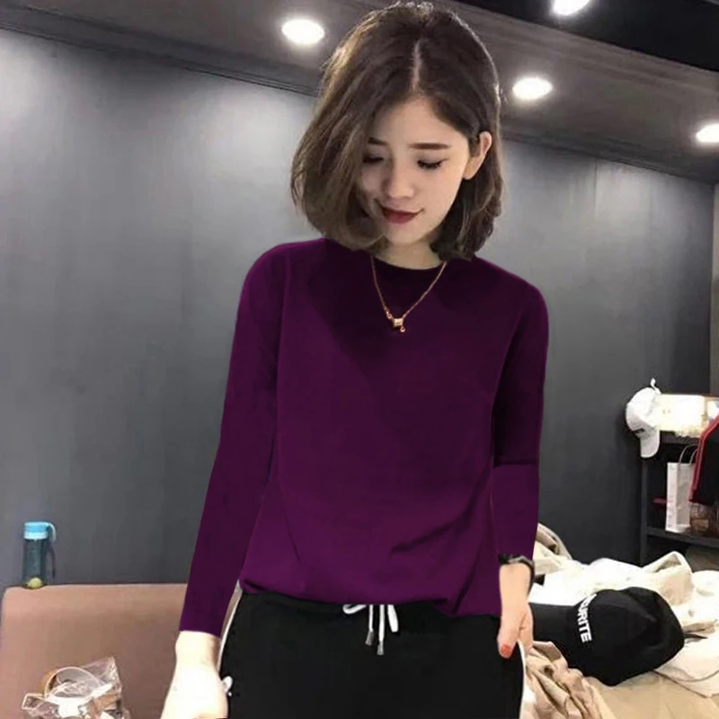 毛衣气质打底衫女装春秋冬装半高领上衣修身针织衫百搭长袖打底潮
