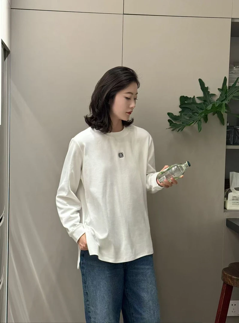 九畹花小印花简单T恤