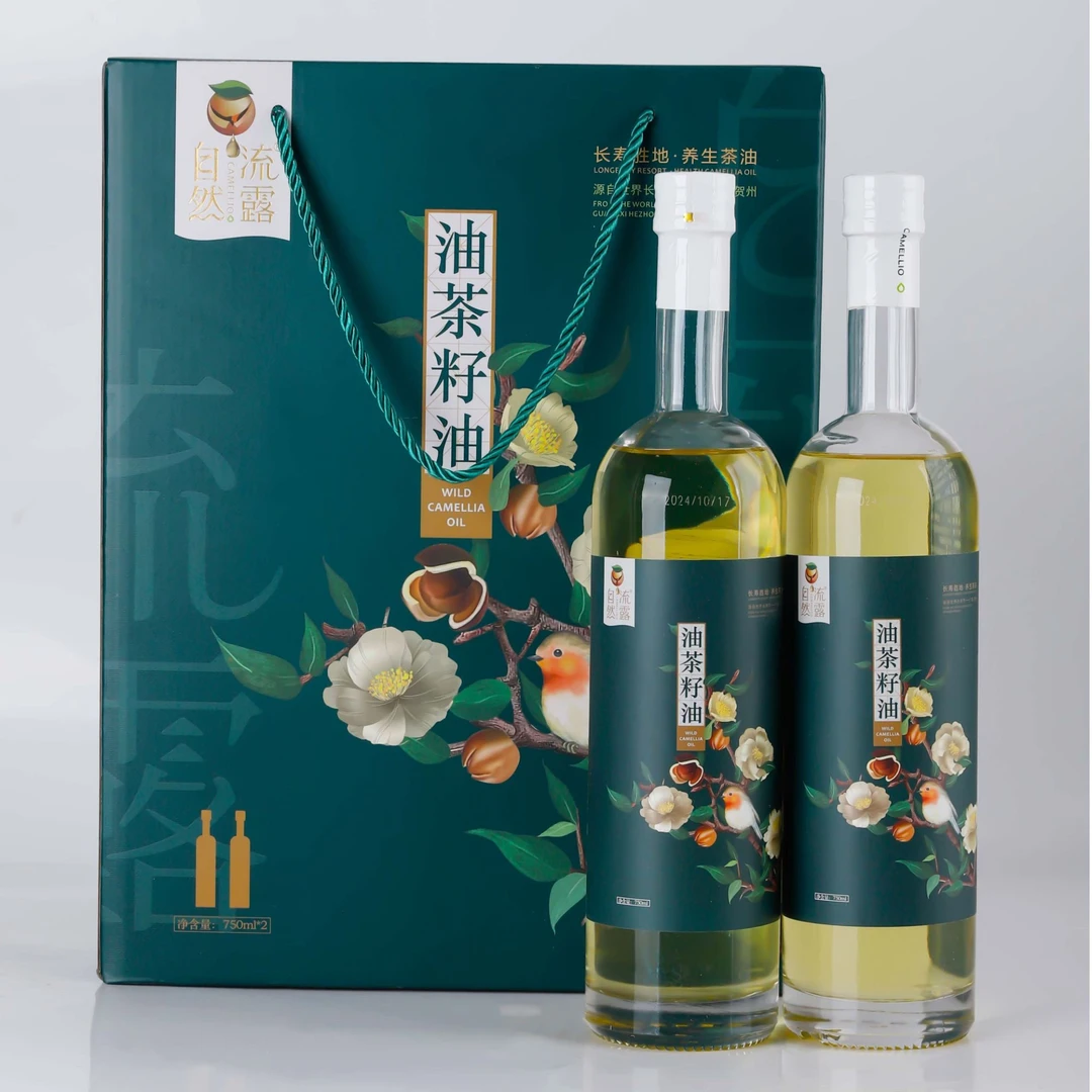 自然流露野山茶油（双瓶礼盒装）食用油高山高品质烹饪