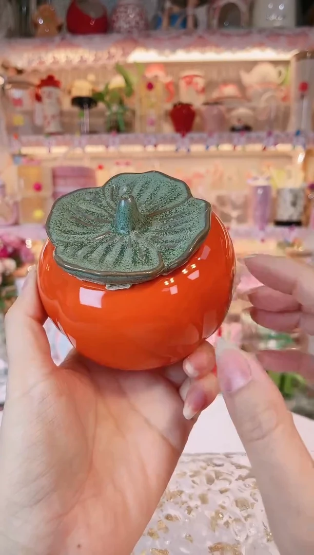 【闪购商品】摆件柿子密封罐品质好，发货快，放心拍
