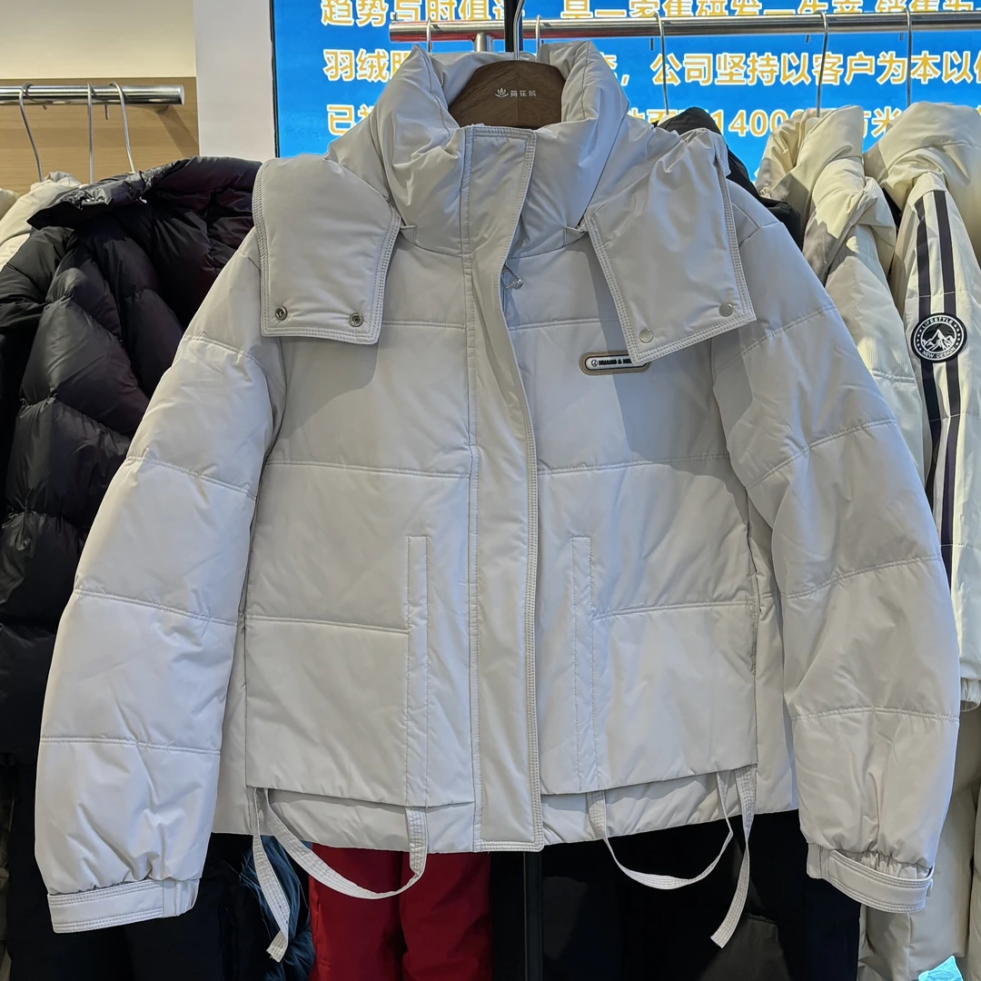 8998女款羽绒服冬季短款时尚气质小个子保暖外套