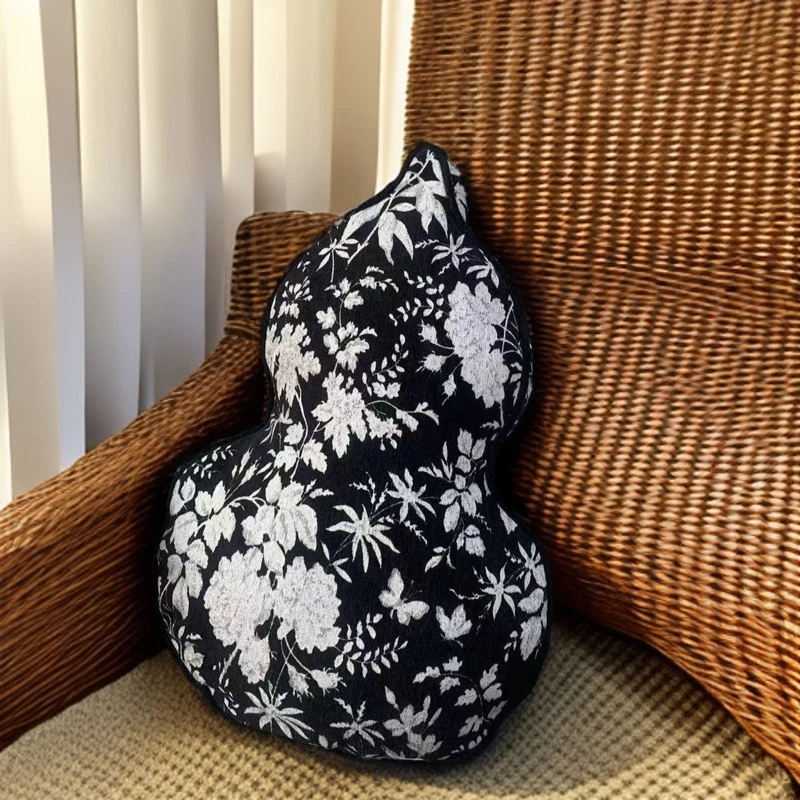 新中式葫芦抱枕室内客厅沙发靠枕装饰摆件中古风古典高级感靠背垫