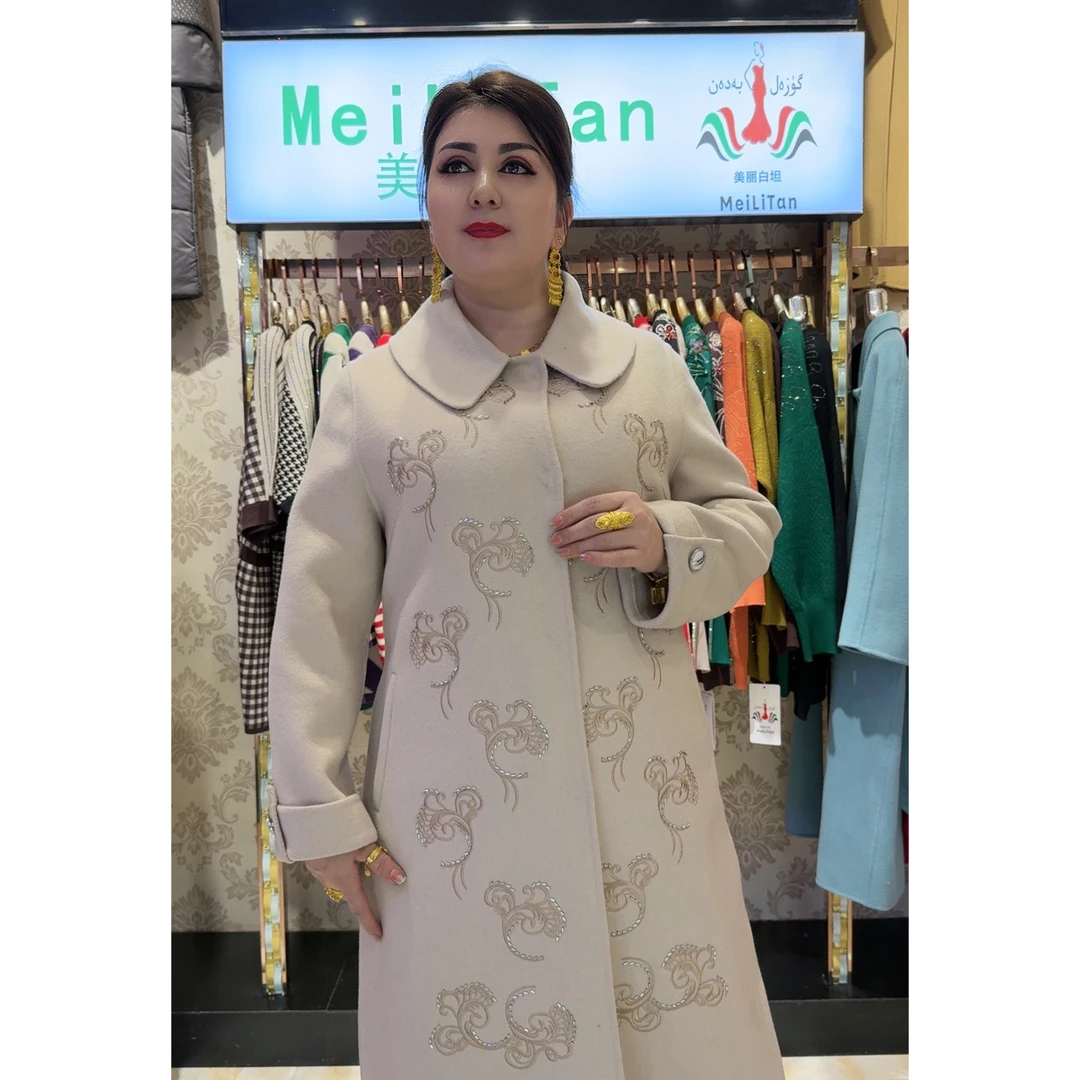 新款洋气羊毛女装春秋冬羊毛大衣网红6