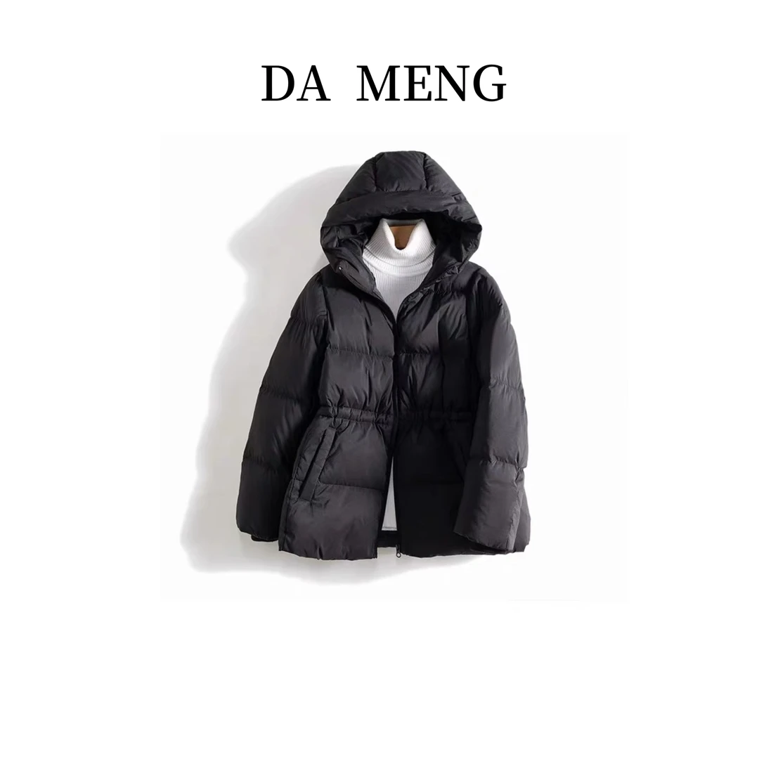 【小暖炉】白鹅绒中长款连帽保暖羽绒服