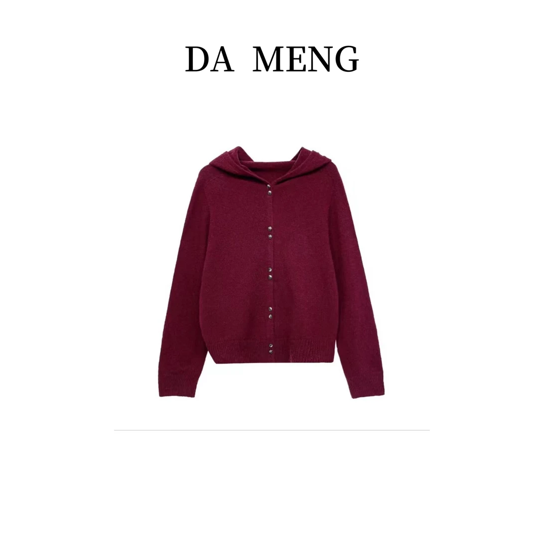 【彩扣开衫】新款秋冬羊毛彩扣针织开衫