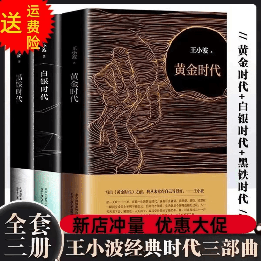 黄金时代+白银时代+黑铁时代 王小波时代三部曲题材经典故事作者