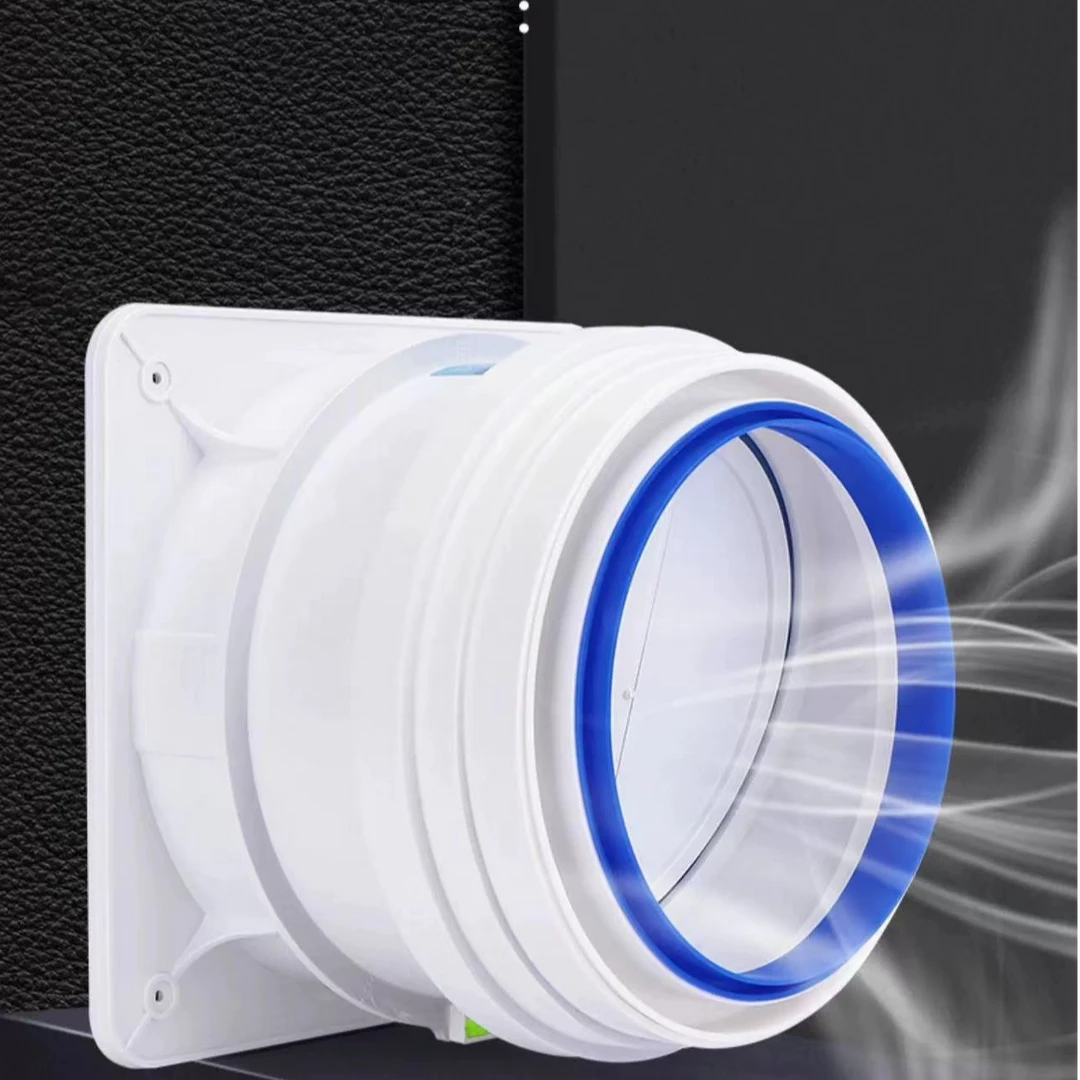 厨房吊顶油烟机新娘止逆阀150-200通用减肥烟道专用口径(加厚款)