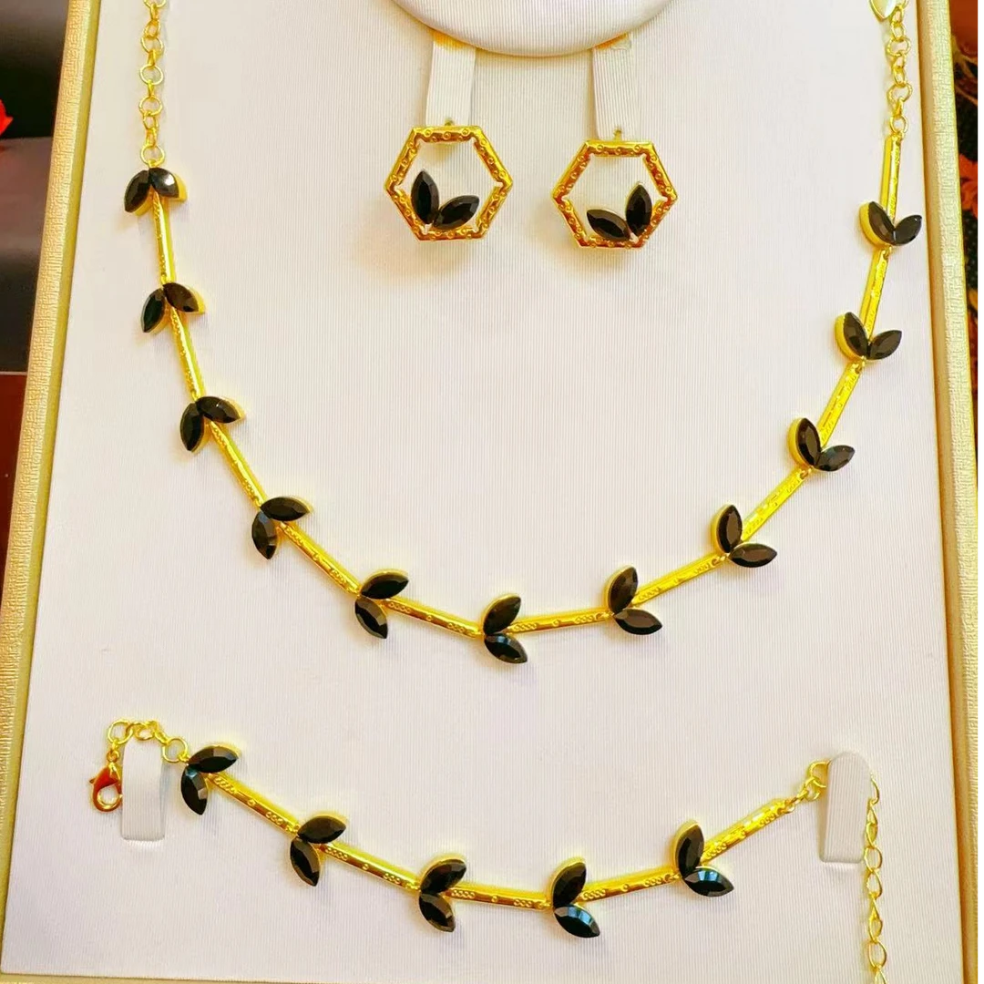 钛钢婚庆饰品 sehiran 福利项链四件套